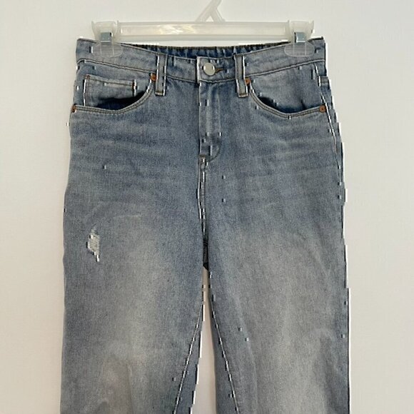 BLANK NYC BLANKNYC Madison High Rise Crop Jeans Light Wash Ripped High Waisted - Picture 4 of 12